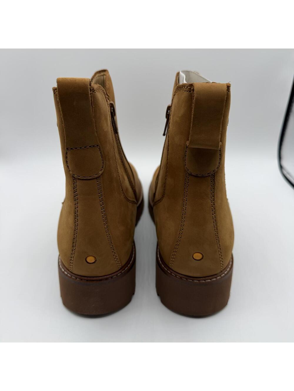 Samuel Hubbard Made in Portugal Van Ness Chelsea Boots Nubuck Size 7.5 Tan W1500 - Picture 3 of 11